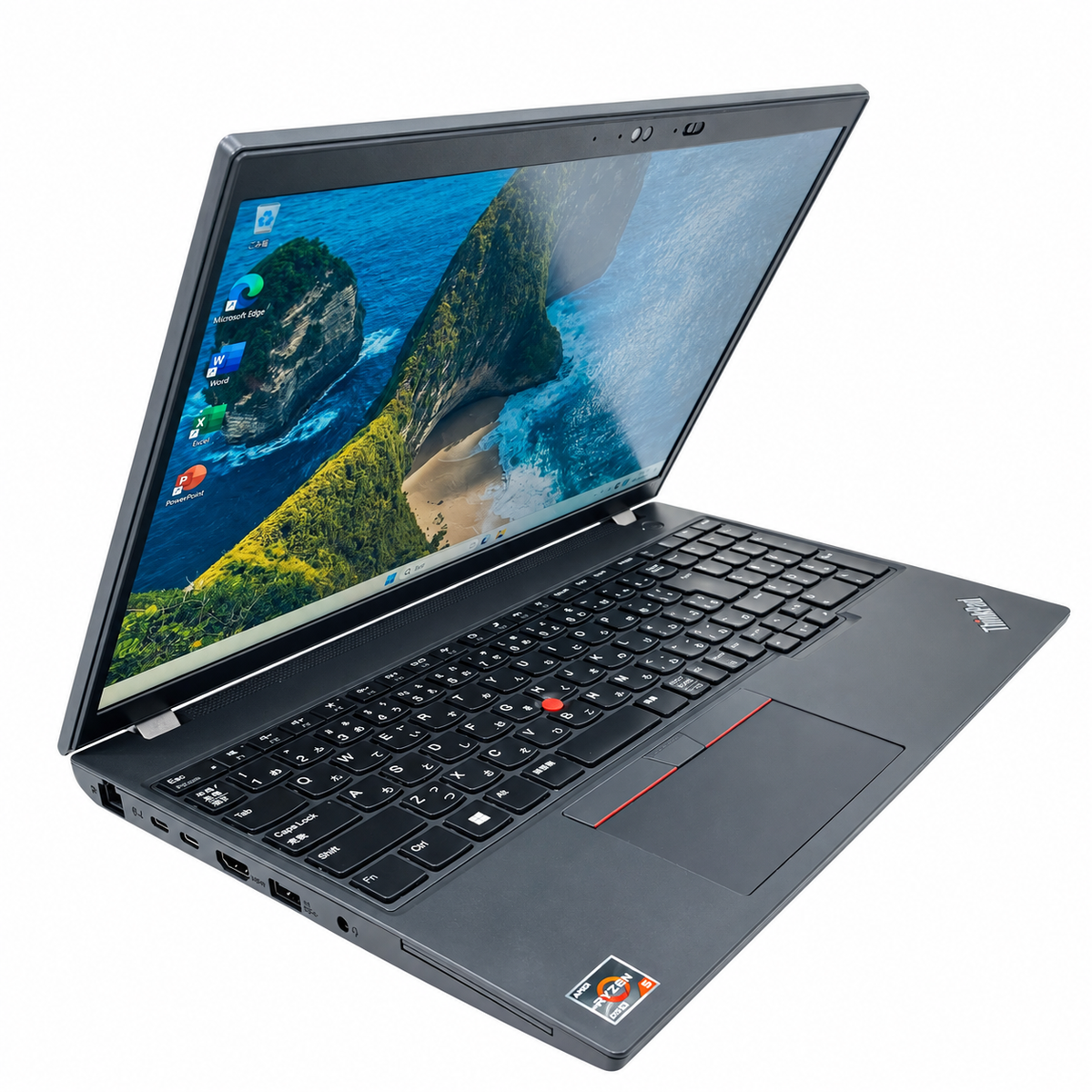 整備済み品・180日保証 Lenovo ThinkPad L15 Gen 3 15.6型 Ryzen 5 Pro 5675U Ram 16GB SSD 256GB 正規Office 2021 Pro Plus付き