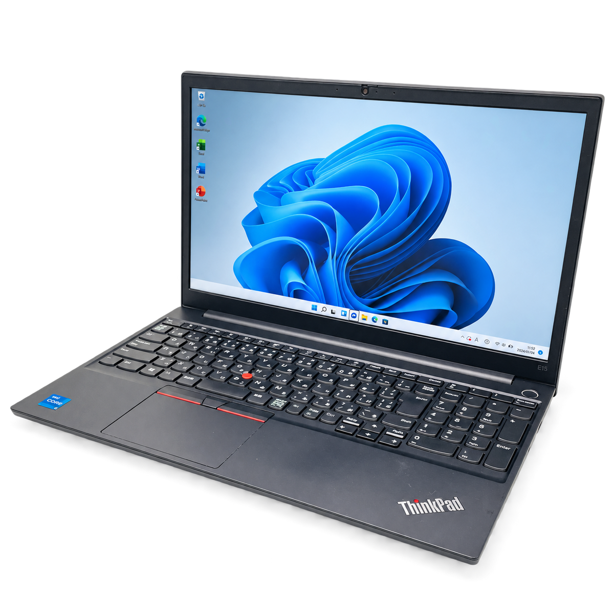 整備済み品・180日保証 ThinkPad E15 Gen2 15.6型 Intel(R) Core(TM) i5 1135G7/Ram 8GB/SSD 512GB 正規Office 2021 Pro Plus付き - 初心者おすすめ!