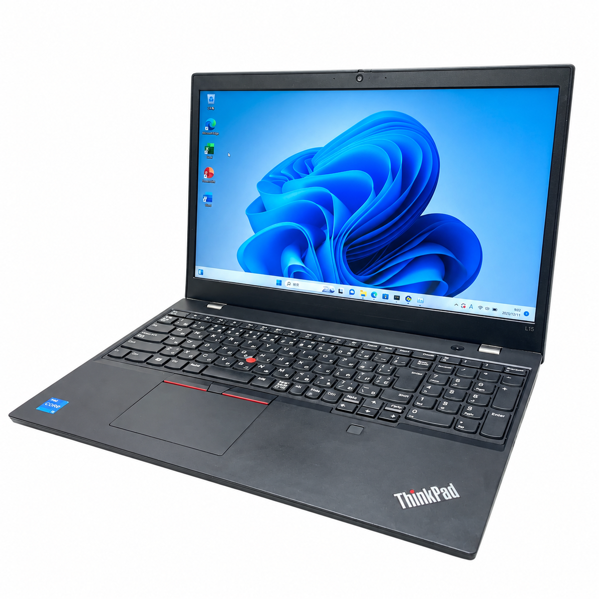 整備済み品・180日保証 Lenovo ThinkPad L15 Gen 2 15.6型 Core i5 1135G7 Ram 8GB SSD 256GB 正規Office 2021 Pro Plus付き